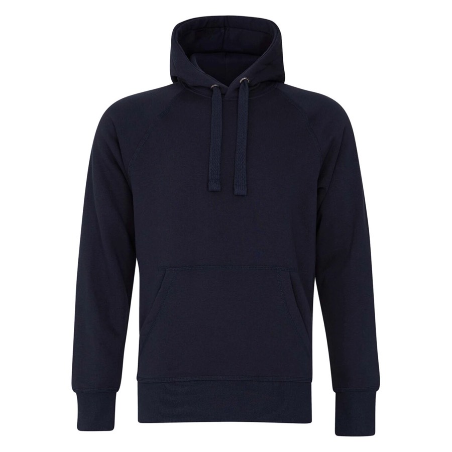 Marineblå hettegenser fra Clubshop-katalogen, vist uten trykk.
